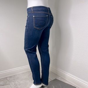 SEVEN7 WOMEN JEANS SIZE 14 COLOR BLUE TUMMY-LESS HIGH RISE SKINNY